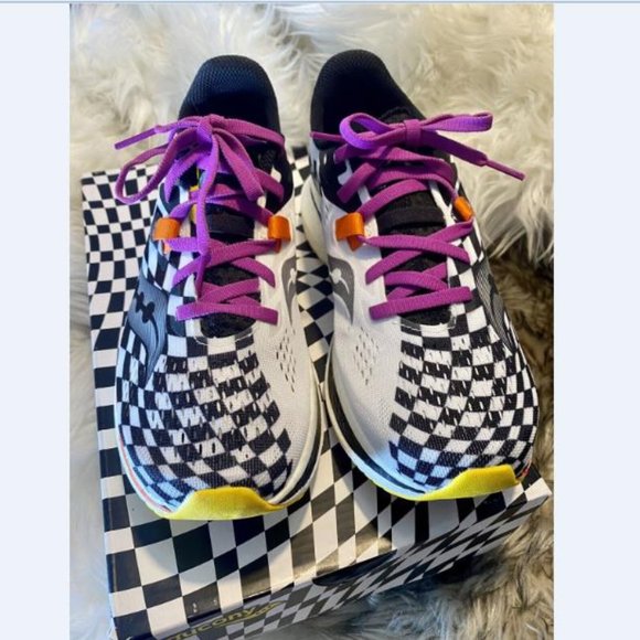 Saucony Endorphin PRO 2 Women's Running Shoes Sz 8 Reverie Noir NEW - Picture 2 of 11